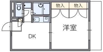 昭島市拝島町のマンションの間取り