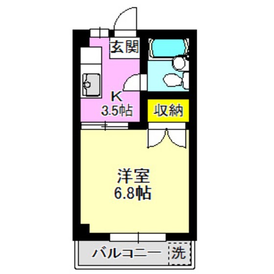 ロイヤルマンション前橋の間取り