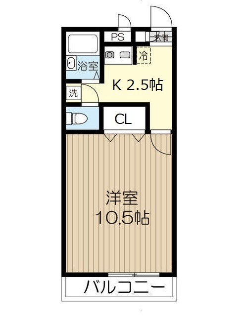 プレジールＭの間取り