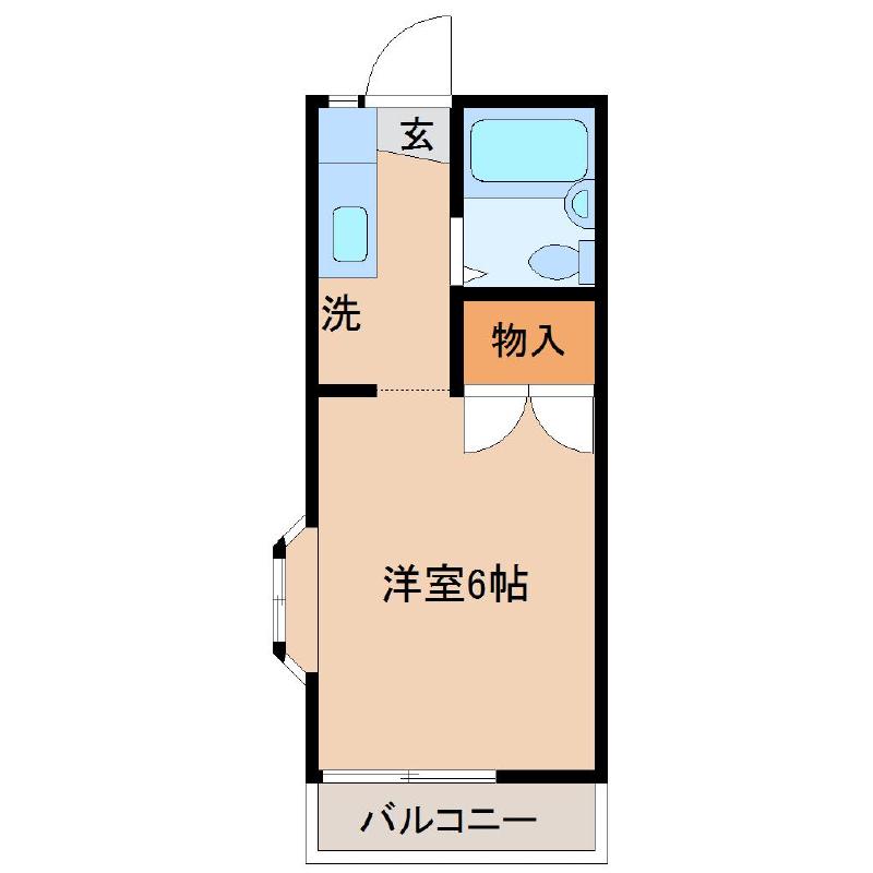 スカイエンジュＢ棟の間取り