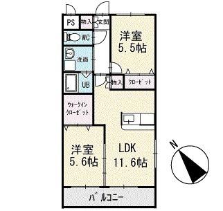 アヴニール相見の間取り