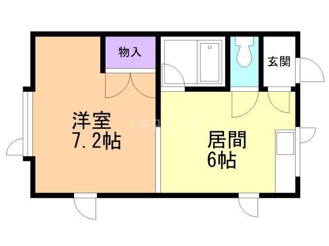 コムレド里塚の間取り