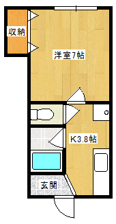 コーポクレオの間取り