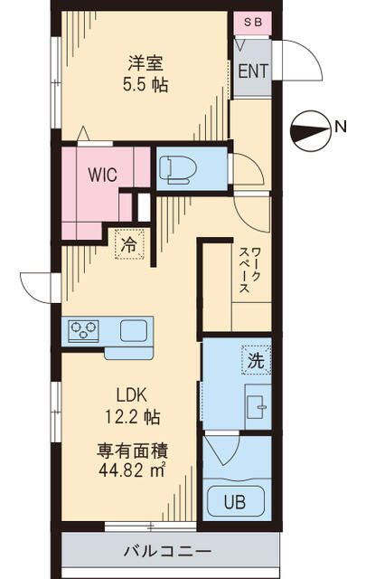 セレーナ柳沢の間取り