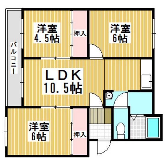 【寿ハイツ新生の間取り】