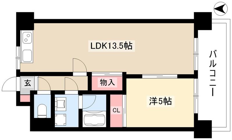 大昂ビル　Iの間取り