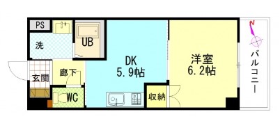 グローリの間取り