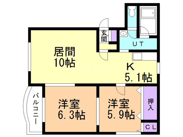 サンボナールゆとり野の間取り