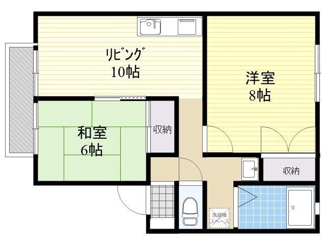 サンガーデン後藤の間取り