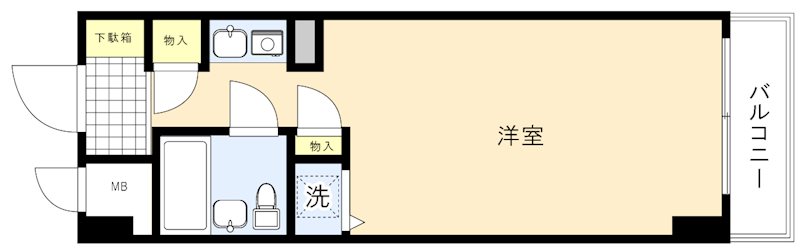 ビッグヴァン二俣川第2の間取り