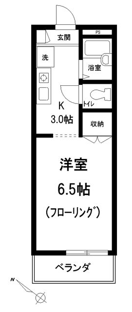 【カーサビバーチェの間取り】