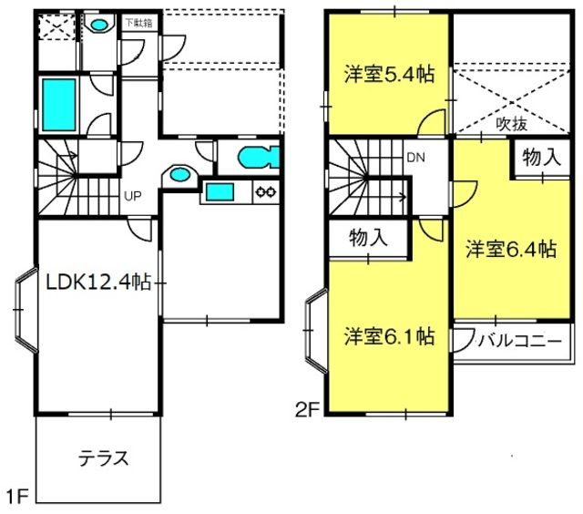 ラシュレ岩槻の間取り