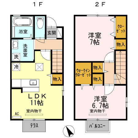 サンクボヌールの間取り