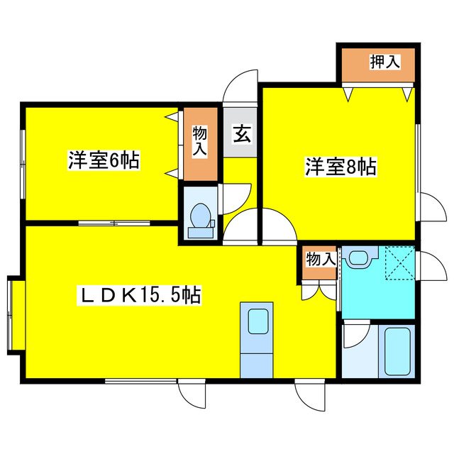 メゾンフォーレストの間取り