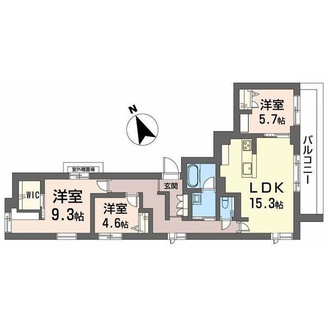 シャーメゾン洲崎町（仮）の間取り