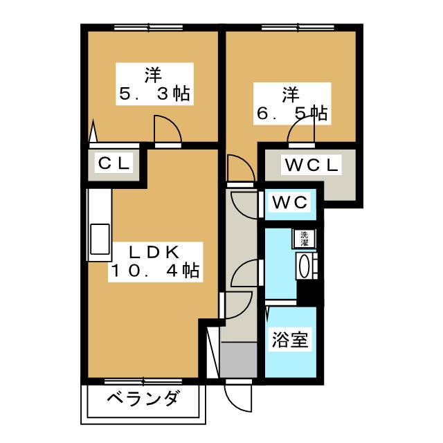 ウィステリアIIの間取り