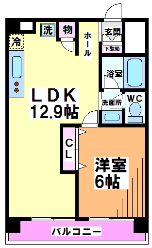 ソーワ梅丘マンション12の間取り