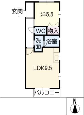 プランドール高原Ｃの間取り