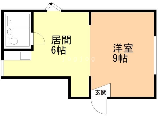 札幌市白石区菊水三条のマンションの間取り