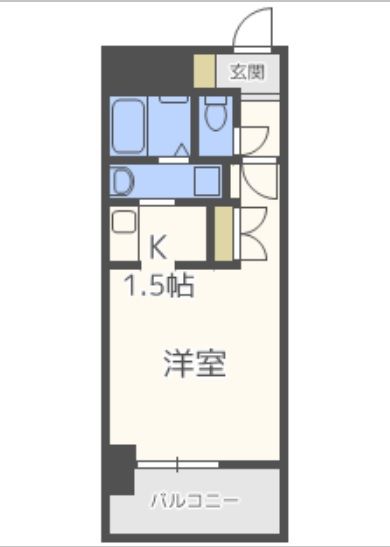 エスライズ新神戸の間取り