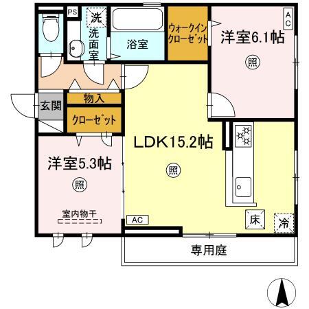 Ｄ－Ｒｅｓｅｎａ宮崎駅東の間取り