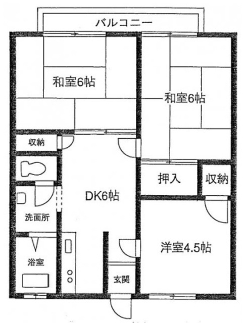 吉沢ハイツの間取り