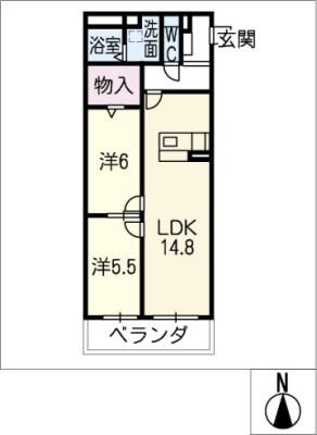 グレイスレジデンスの間取り