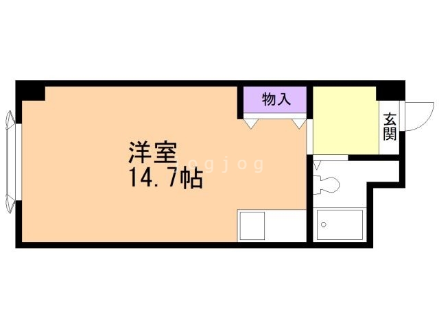 札幌市西区発寒九条のマンションの間取り