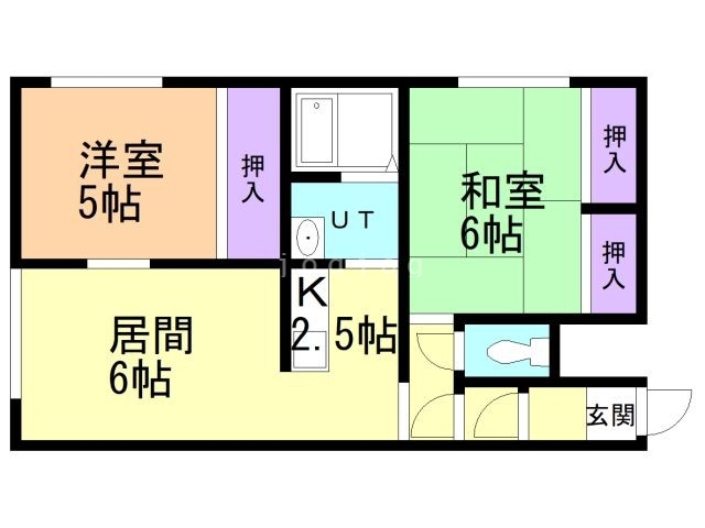 リラックス桂岡の間取り