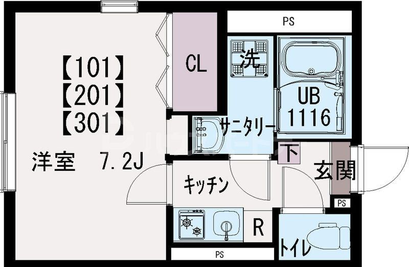 IXO江戸川の間取り