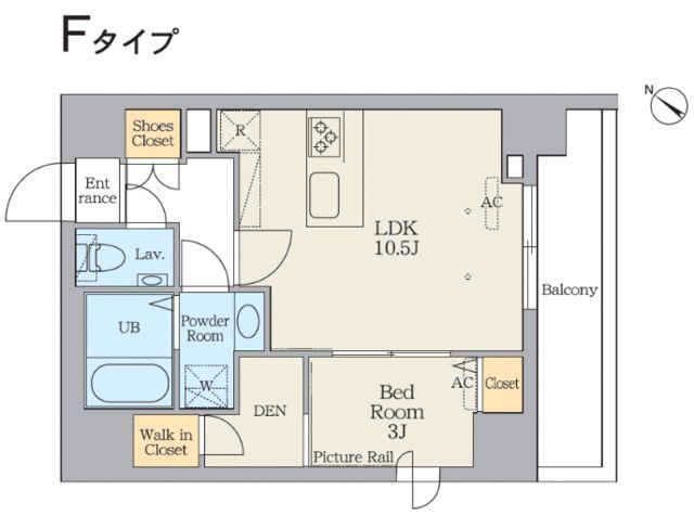 練馬区旭丘のマンションの間取り