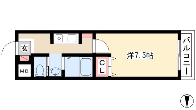 A・City中川法華の間取り