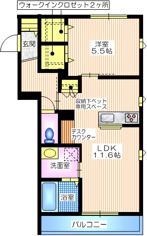 アントラNの間取り