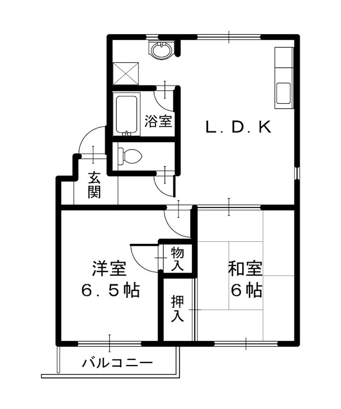 サンヴェルジュIIIの間取り