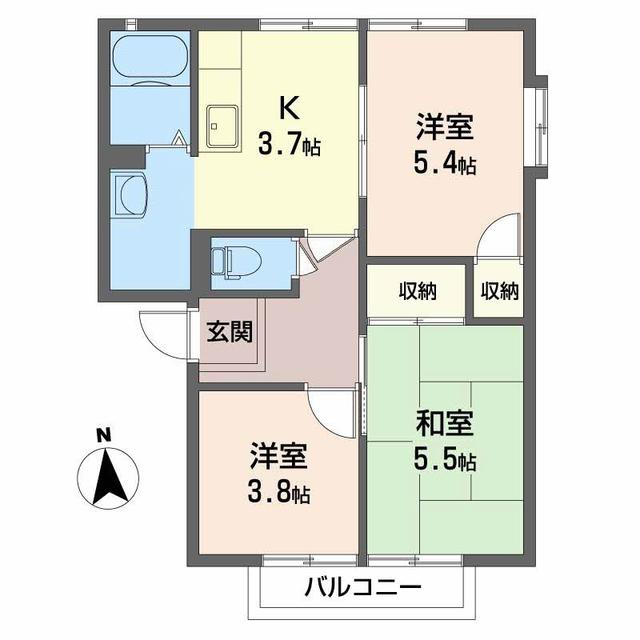 サンクレストの間取り