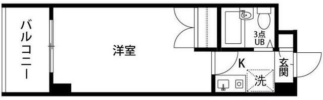 相模原市中央区淵野辺本町のマンションの間取り