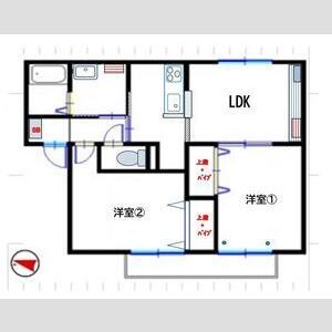 ファミール砂子B棟(借上)の間取り