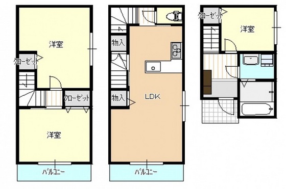 【スカイブリエの間取り】