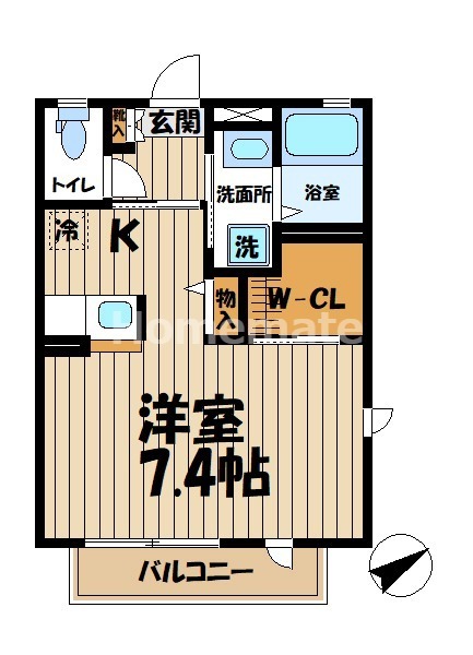 サニーヒルズの間取り