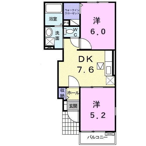 レジデンス アイB_間取り_0