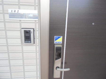 玄関　ALSOKホームセキュリティー