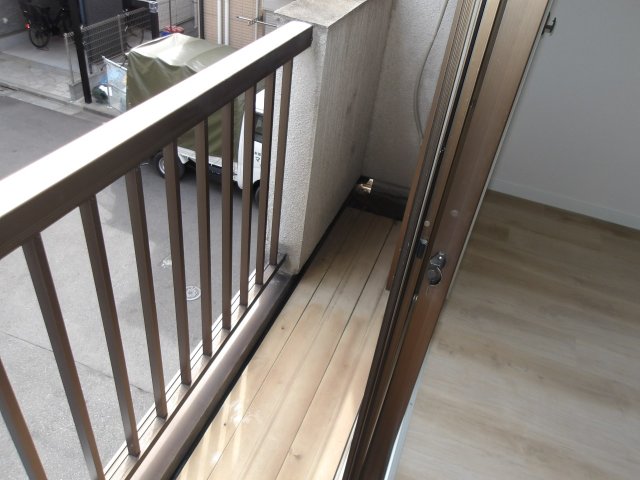 バルコニー　広々としたバルコニーです