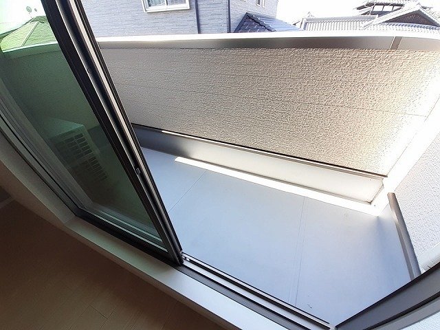 バルコニー　広々としたバルコニーです