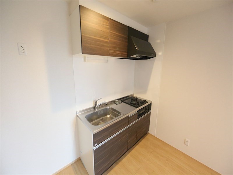 キッチン　システムキッチン（ガス2口コンロ・グリル付）