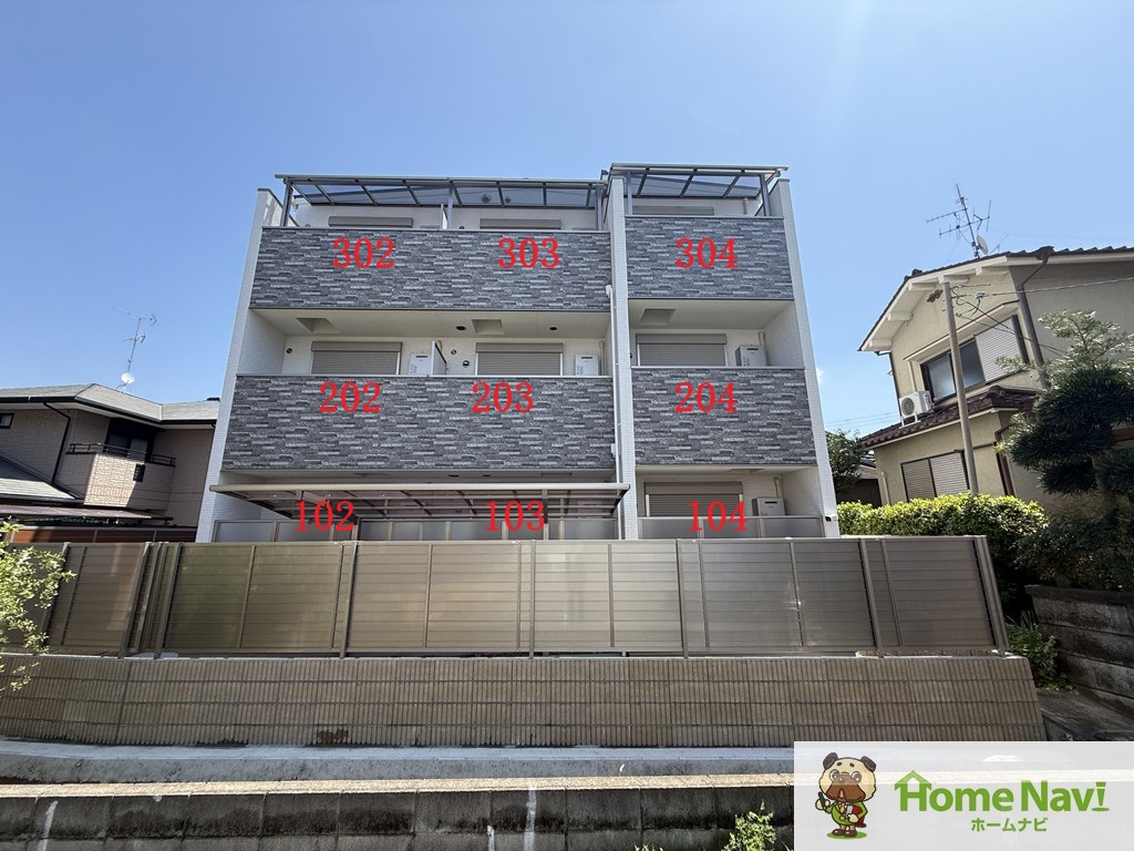 バルコニー　西向きです。