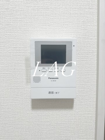 セキュリティ　モニター付きインターフォンです。