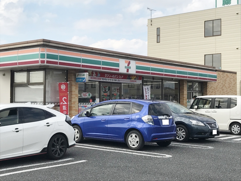 コンビニ　セブンイレブン 宇都宮雀宮中店（コンビニ）まで621m