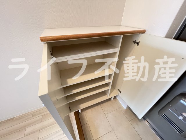 収納　収納があります