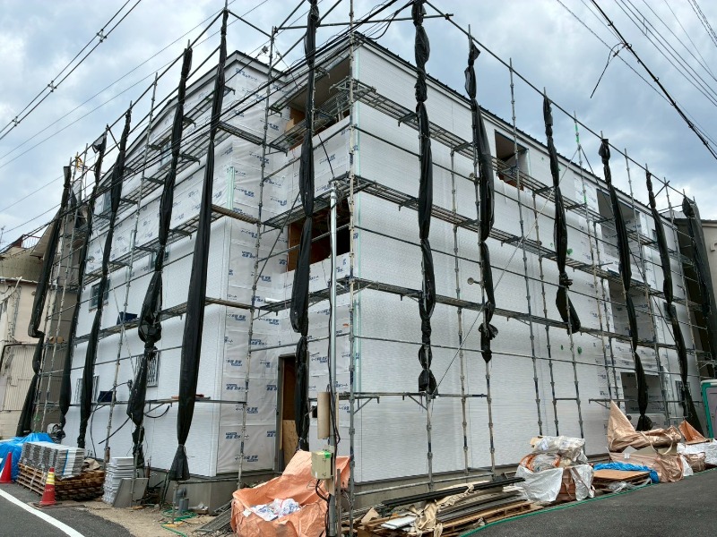 建物外観　工事中