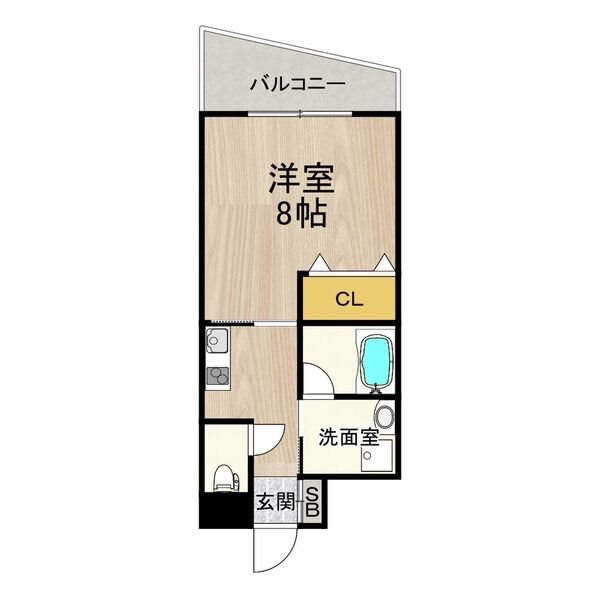 CITYSPIRE神戸元町Iの間取り写真